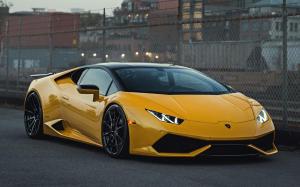 Lamboghini Huracan LP610-4 Giallo Evros by Exclusive Auto Spa on ADV.1 Wheels (ADV10 M.V2 CS) 2018 года